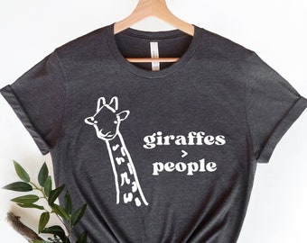 Giraffe Shirt, Funny Giraffe Shirt, Giraffe Lover Gift, Giraffe Tshirt, Giraffe Tee, Animal Lover Shirt, Giraffe Gift