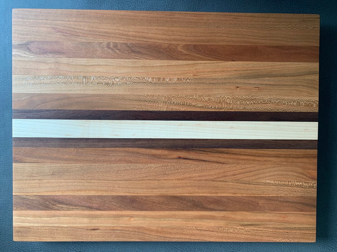 Large Mostly Cherry Wood Cutting Board - Etsy - Cherry Tree Wood Cutting Boards