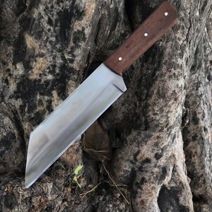 Handmade High Carbon Steel Knife, Best Gift For Everyone on their Birthday ,Christmas ,Wedding Anniversary with Leather Sheath