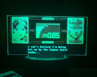 Metal Gear Solid | MGS Codec Customizable Acrylic Light LED Lamp