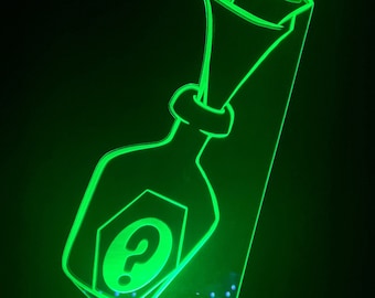 Sly Cooper Clue Bottle Acrylic LED Lamp Light