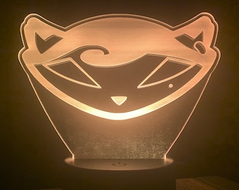 Carmelita Sly Cooper Acrylic LED Lamp Light