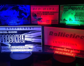 Ammo Boxes | Resident Evil 4  Biohazard Acrylic LED Lamp Light