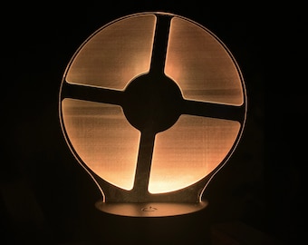 Team Fortress 2 Logo Acrylic LED Light Lamp
