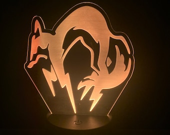Metal Gear Solid FOX Acrylic Light LED Lamp