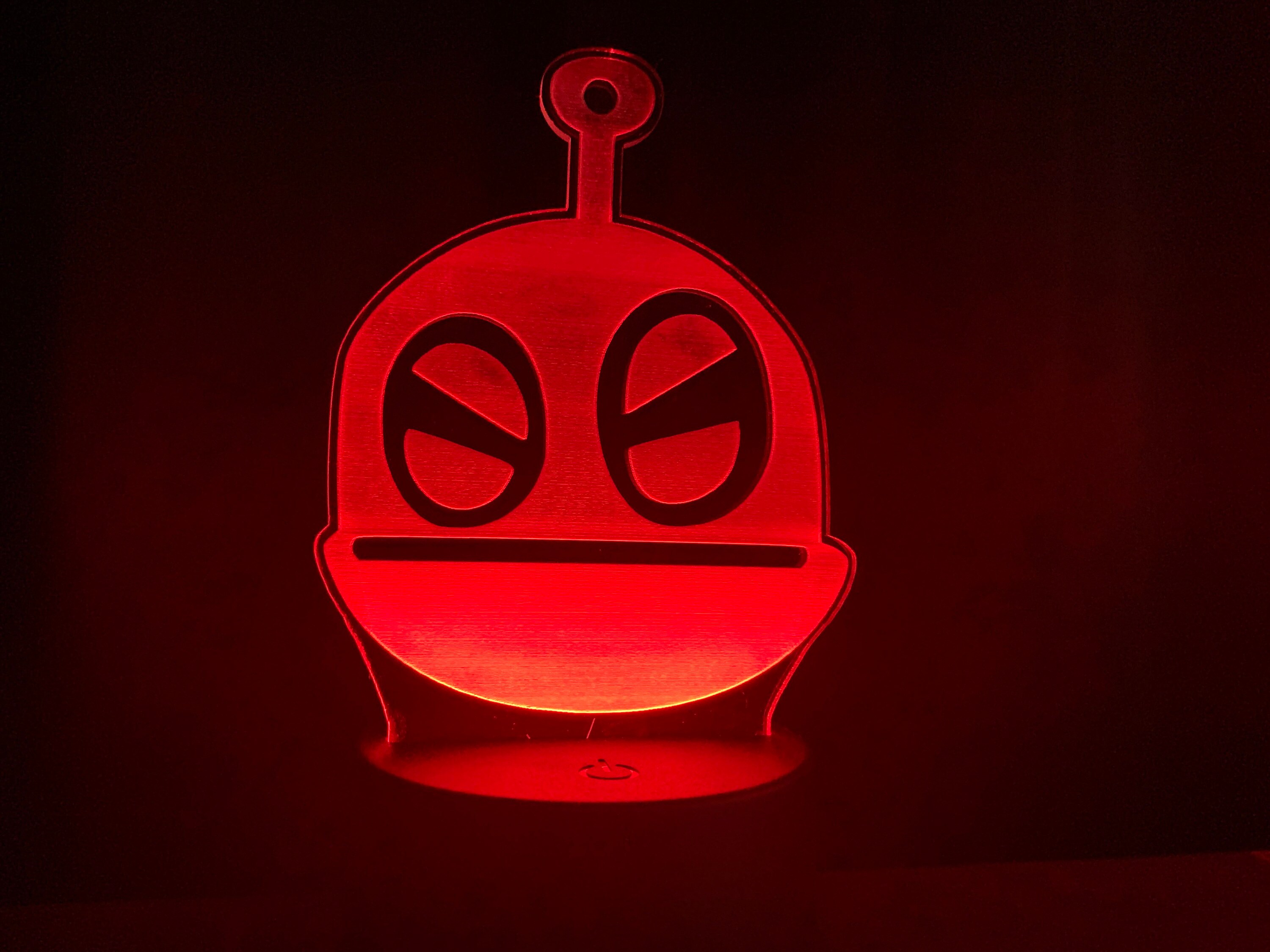 Clank Ratchet and Clank Acrylic LED Lamp Light Etsy