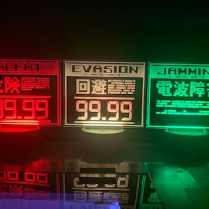 Metal Gear Solid Alert/Evasion/Jamming Acrylic LED Light image 4
