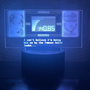 Metal Gear Solid | MGS Codec Customizable Acrylic Light LED Lamp image 7