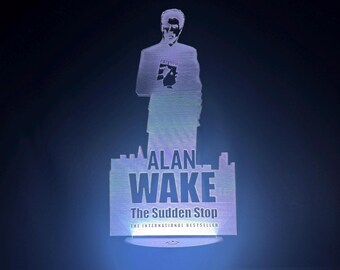 Alan Wake Cardboard Cutout | Alan Wake Acrylic LED Lamp Light