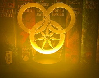 Wheel of Time | Acrylic LED Lamp Light