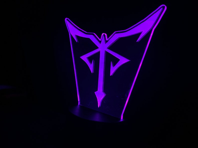 Los Iluminados Resident Evil 4 Biohazard Acrylic LED Lamp Etsy