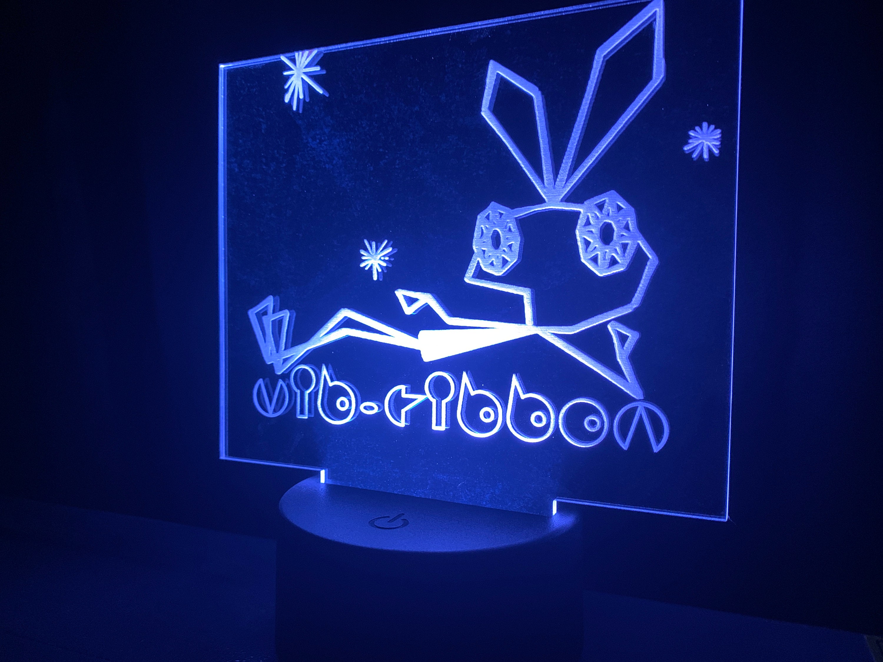 Vib Ribbon Vibri Acrylic LED Light Lamp 