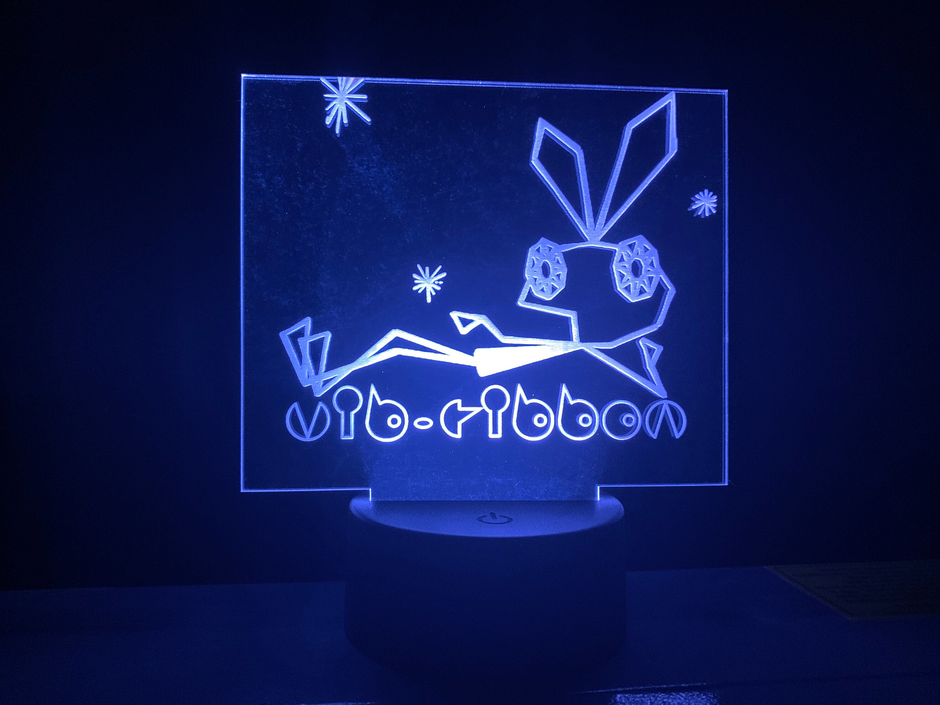 Vib Ribbon Vibri Acrylic LED Light Lamp 