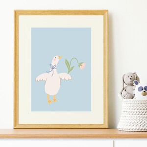 Silly Goose PRINTABLE Wall Art, 3:4 Ratio, Sillygoose Wall Decor, Sillygoose Print, Silly Goose Theme Nursery, artful-wall art-printabl