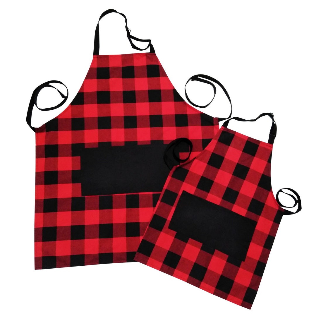 Adult & Child Matching Aprons With Pockets, Kitchen Aprons for Cooking