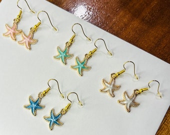 Orecchini a tema Stella Marina Spiaggia