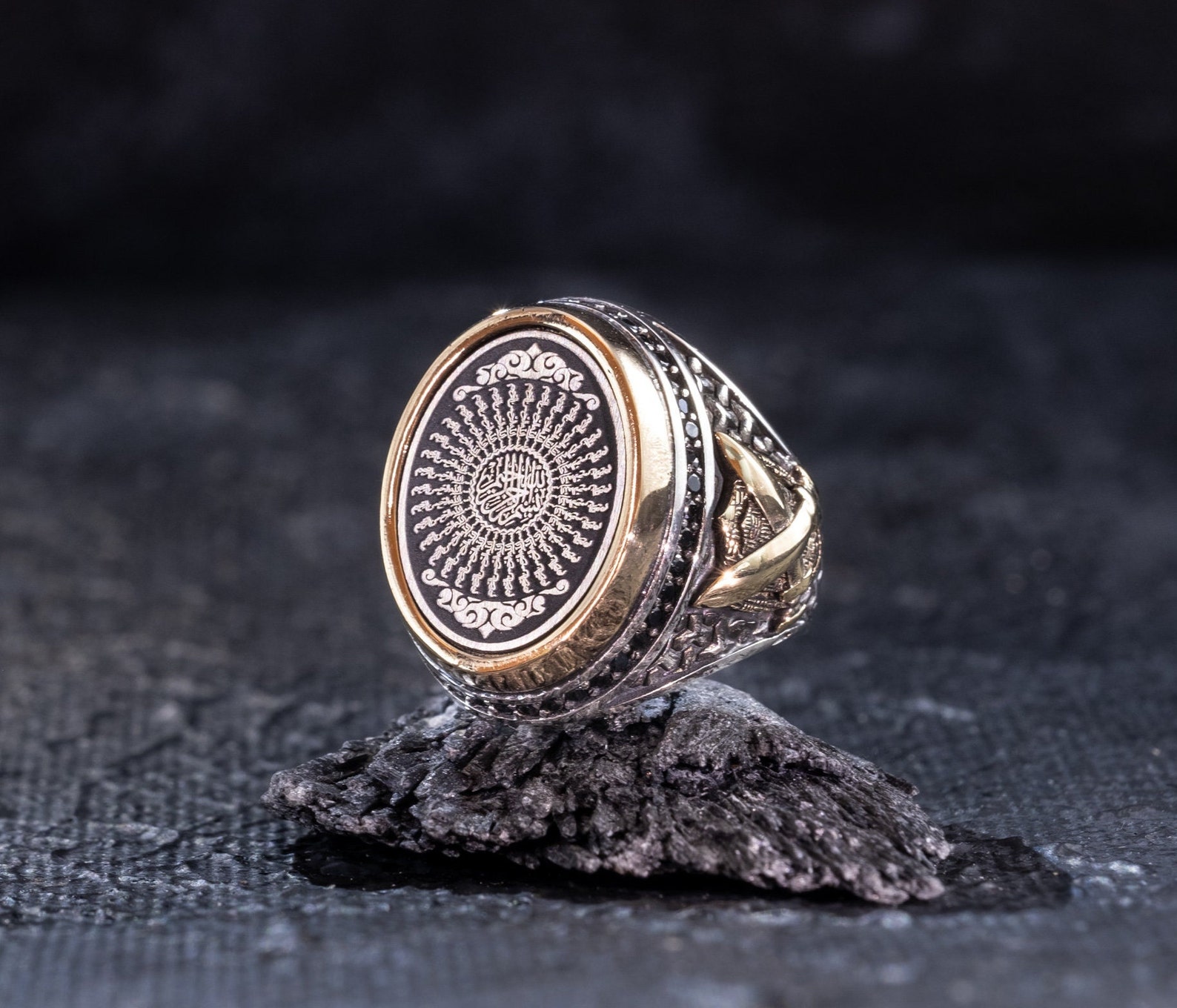 Ayatul Kursi Engraved Silver Mens Ring Islamic Gift - Etsy Canada