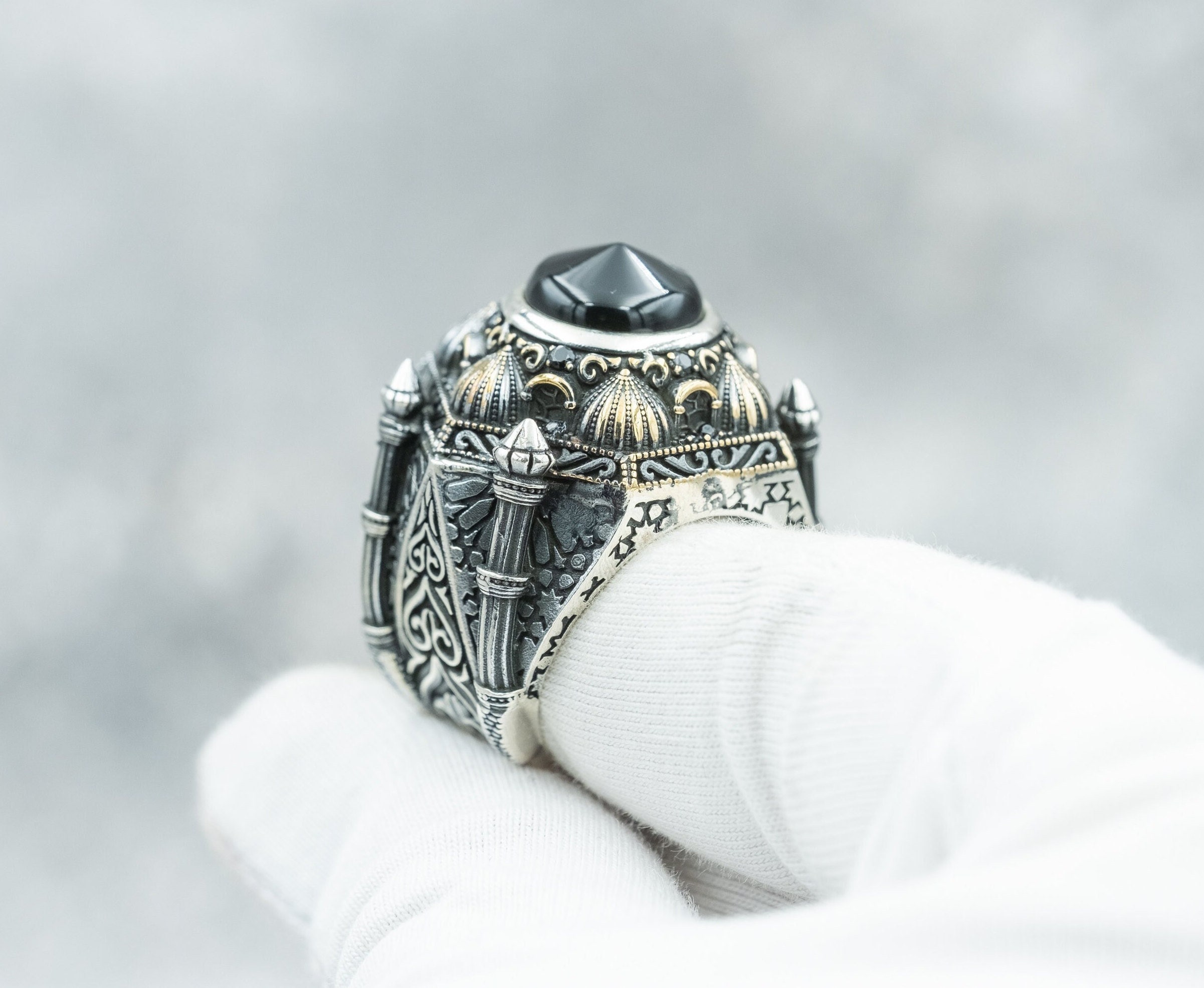 Manly Muslim Rings Men Engagement Islam Rings