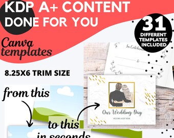 KDP guest book mockup Canva template for KDP.  KDP Canva book mockup templates for guestbook A plus content. Canva mockups for guest book