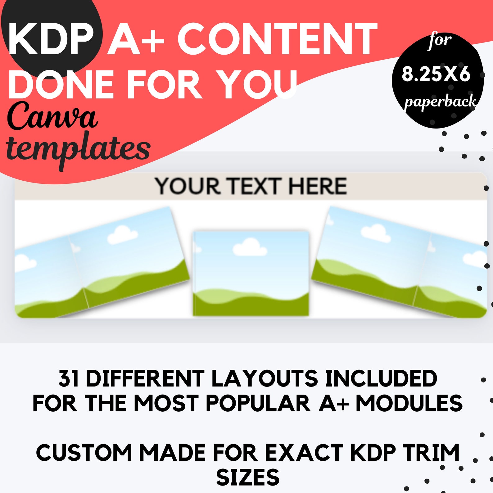 KDP Guest Book Mockup Canva Template for KDP. KDP Canva Book Mockup