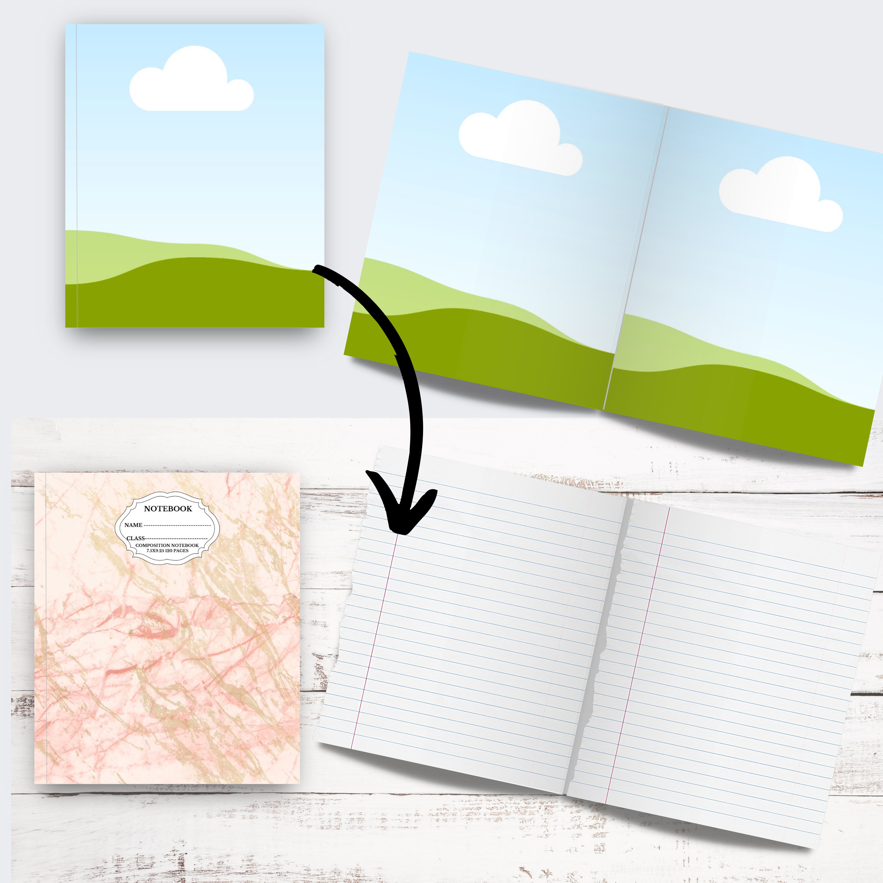 KDP Canva Book Mockup Templates for KDP A Plus Content. Canva - Etsy Canada
