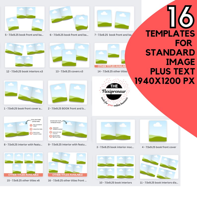 KDP Canva Book Mockup Templates for KDP A Plus Content. Canva - Etsy Canada