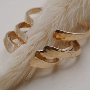 Oar, Cuff Ring, 14k gold fill, adjustable ring gold ring,stacking ring,tarnish free jewelry,gold jewelry,gold fill ring, everyday ring, ring
