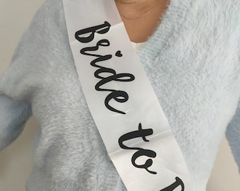 Hen party sash essential decoration bachelorette party sash bridal celebration nigh girls out classy hen party bride and her squad sash