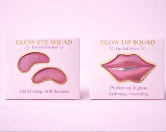 Hen Party Favours Bridesmaid Gift Box  Eye & Lip Patch Set Bachelorette Party Gift Team Bride Pamper Box