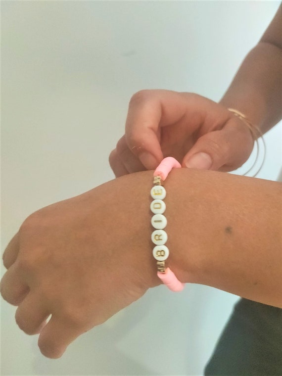 Bracciale Regolabile Con Perline Per Sposa – Braccialetto Per Addio Al Nubilato – Bomboniera Matrimonio – Accessorio Nozze - 3