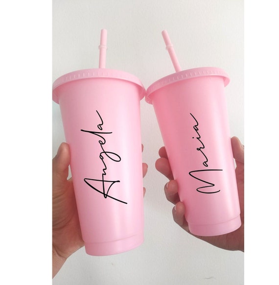 Personalised Tumbler cold drink hen party cups Reusable Party Cup Bachelorette party cups Travel Cups Cold Drink Cups Bridal party cups