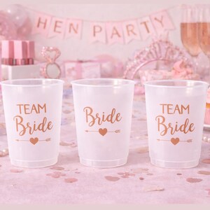 hen party cups, bachelorette cups, hen do drinkware, bridal party cups, bride squad cups, wedding party cups, party plastic cups, reusable party cups, hen party favours, bachelorette favours, bridal shower cups, wedding morning cups, pink party cups
