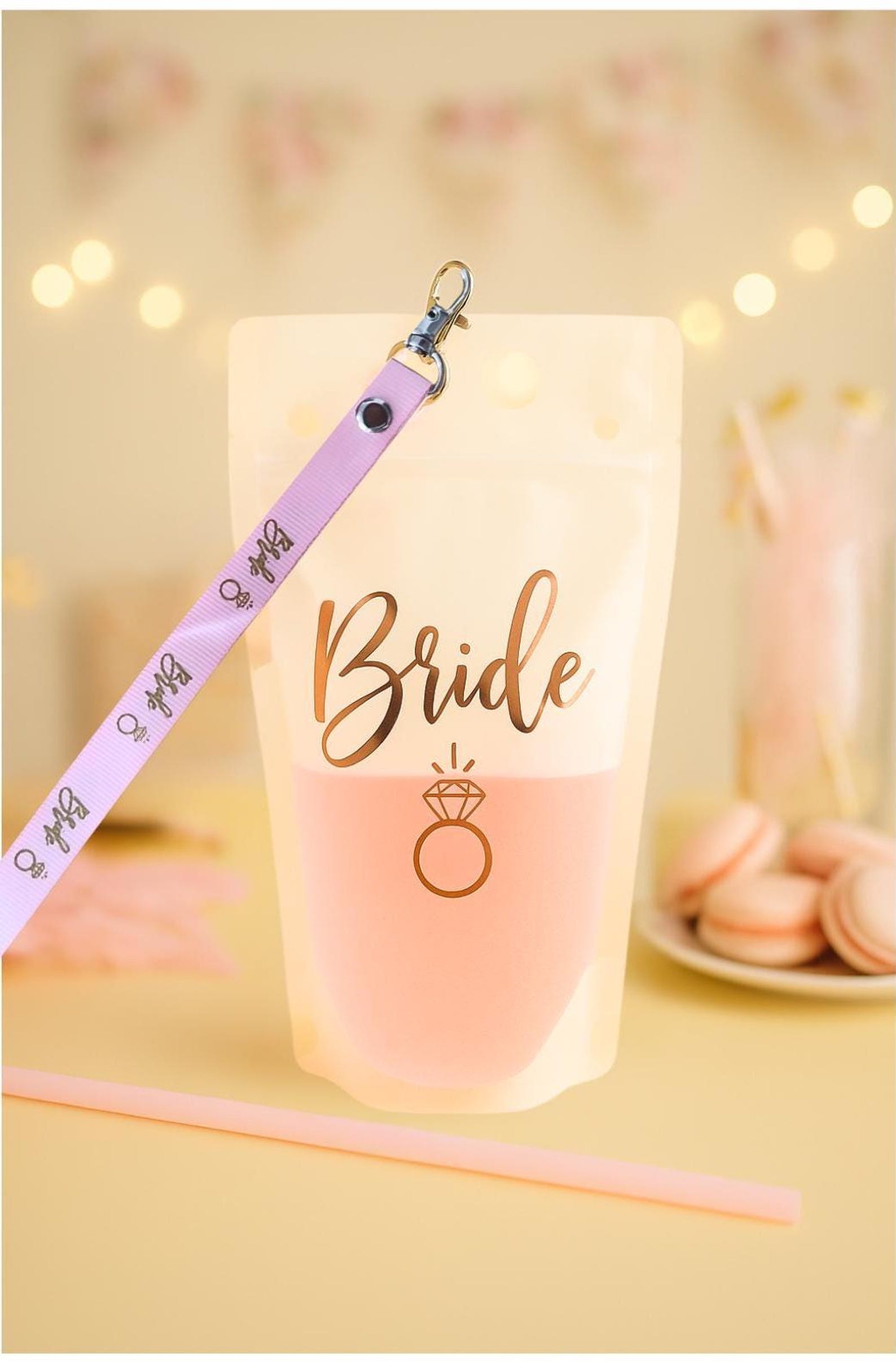 Bride & Team Bride Pouch Drink Bachelorette Party Drink Pouch Hen Party ...