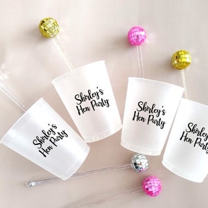 Drink Mixer Disco Fun Cocktail Stirrer Party Drinks custom hen part cups Nightlife Events Last Disco Hen Party Favors