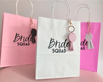 Bride Squad Hen Party Bags bachelorette party gift hen party favours bags bridal shower party favors hen do goody bags Hen Party Gift Bags