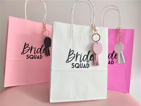 Bride Squad Hen Party Bags bachelorette party gift hen party favours bags bridal shower party favors hen do goody bags Hen Party Gift Bags