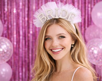 Bride To Be Headband Bachelorette Party Hair Accessory Hen Night Favours Bridal Shower Photo Prop