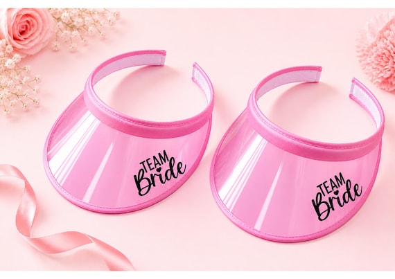Custom Hen Party Sun Visor Personalised Bride Squad Beach Accessory Bachelorette Weekend Party Favors