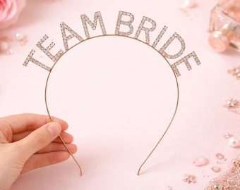 Team Bride Headband Hen Party Bridal Hair Accessories Bachelorette Party gifts