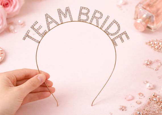 Team Bride Headband Hen Party Bridal Hair Accessories Bachelorette Party gifts
