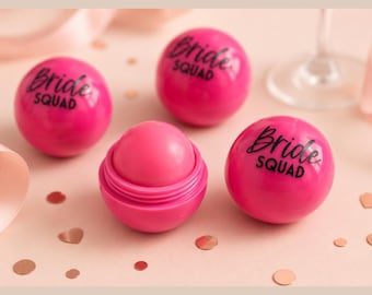 Hen Party Lip Geschenke Junggesellinnenabschied Gunst Braut Kader Lippenbalsam Obst Runde Lippenbalsam Brautjungfer Vorschlag Henne do Taschenfüller