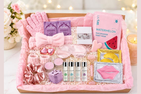 Pampering Gift Set Wellness Self Care Box Her Birthday Hamper Mum To Be Galentine’s mothers day gifts Bridesmaid