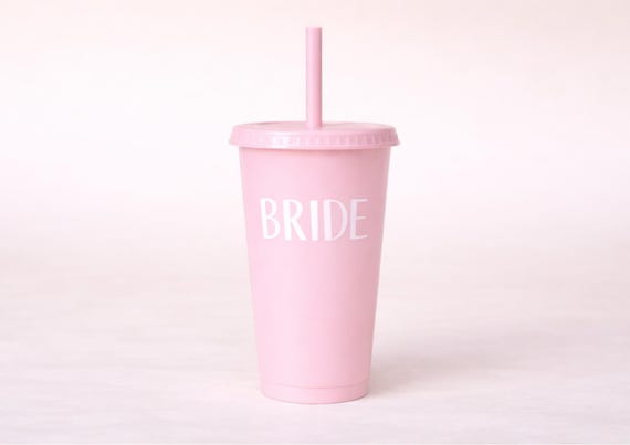 Bride Tumbler Cup Hen Party Reusable Bachelorette Gift