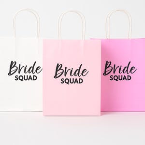 Bride Squad Gift Bags Hen Party Favors Bachelorette Accessories Girls Night Out Goody Bags Bride Tribe Keepsake Bags