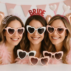 Hen party sunglasses, hen matching accessories, hen party essential, Fun and Stylish Hen Do, Fun sunglasses for hen photo props