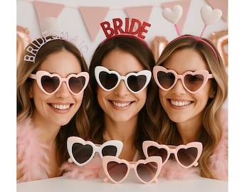 Hen party sunglasses, hen matching accessories, hen party essential, Fun and Stylish Hen Do, Fun sunglasses for hen photo props