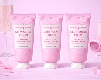 Bride Squad Hand Cream Hen Party Favour Bridesmaid Bag Filler Moisturising Hand Lotion Bachelorette Party Gift Pink Pamper Favor