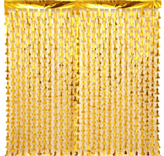 Hen Party Curtain Backdrop Bachelorette Wall Decoration Naughty Bridal Shower Funny Photo Booth Prop Pink Decor