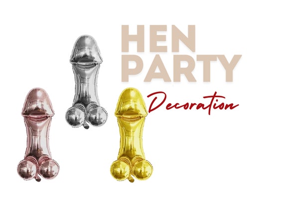 Hen party decoration Penis Shape and Rooster Balloons Bachelor Party Supplies Balloon Decoration