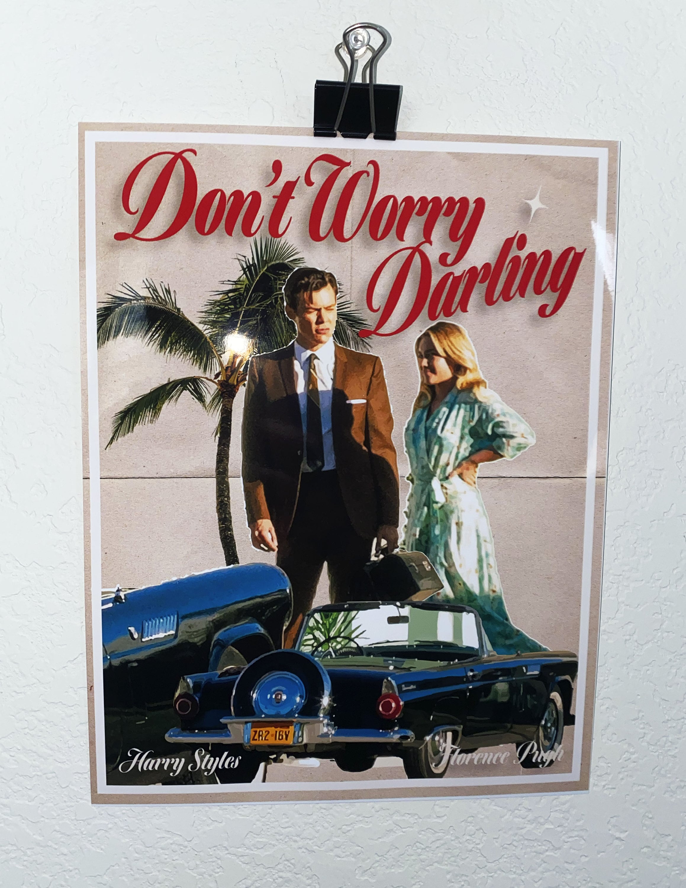 Harry Styles don't Worry Darling Movie Poster 8.5x11 - Etsy